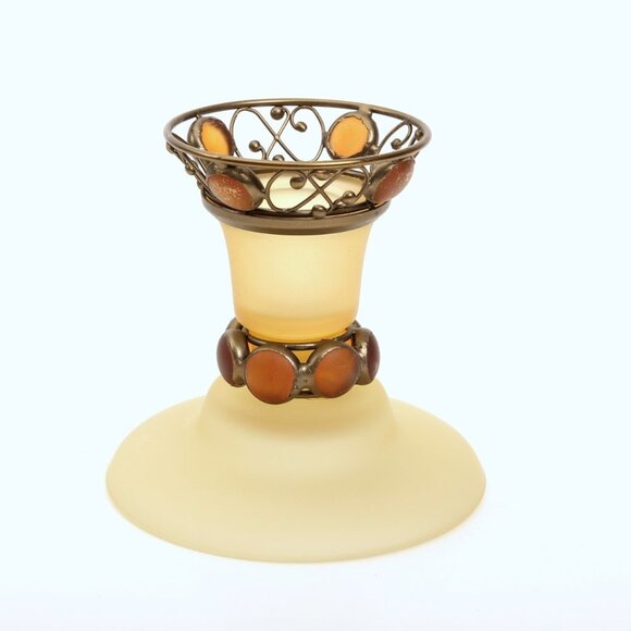 3 Pcs PartyLite Paris Retro Taper Candle Holders - Picture 4 of 7